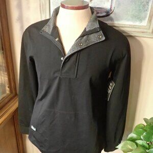 BYLT Elite Fairway Pullover Men's S Performance Stretch Premium Basics Black NWT